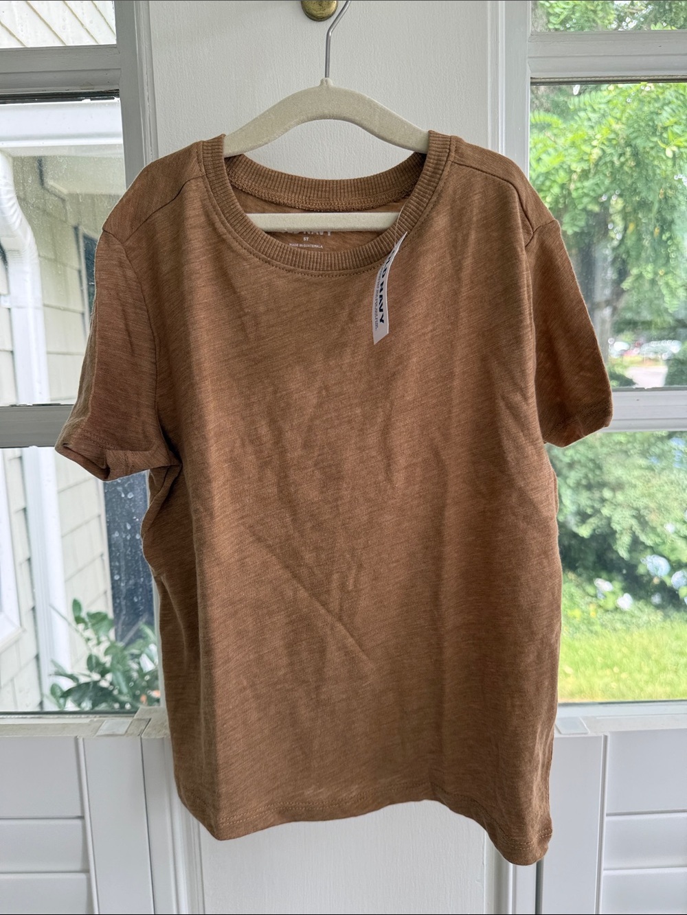 NWT Old Navy Camel/Tan Lightweight Crewneck T-shirt